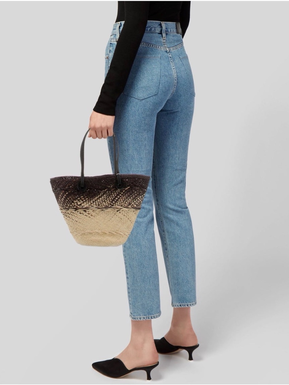 Sensi Studio Straw Tote